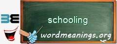 WordMeaning blackboard for schooling